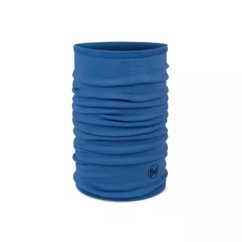 Buff Merino Lightweight Jr Solid – komin dziecięcy z wełny merino, niebieski