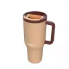 Termiczny kubek z teleskopową słomką Kambukka Rio Tumbler 950ml Almond Dream