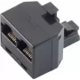 Złącze przewodowe ShiverPeaks BS71230-8 3xRJ-45 Czarny