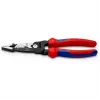 Knipex 13 72 200 ME ściągacz izolacji Czarny, Niebieski, Czerwony, Stal nierdzewna