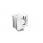 Chłodzenie powietrzne DeepCool AK500S Digital SE — 5 rurek cieplnych, wentylator 120 mm FDB, PWM, multi-LED, biały, obsługa gniazd Intel LGA1150 i AMD
