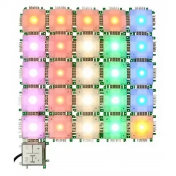 Zestaw świetlny ALLNET BrickRknowledge 7 Color Light Set niebieski zielony pomarańczowy czerwony ciepły biały żółty