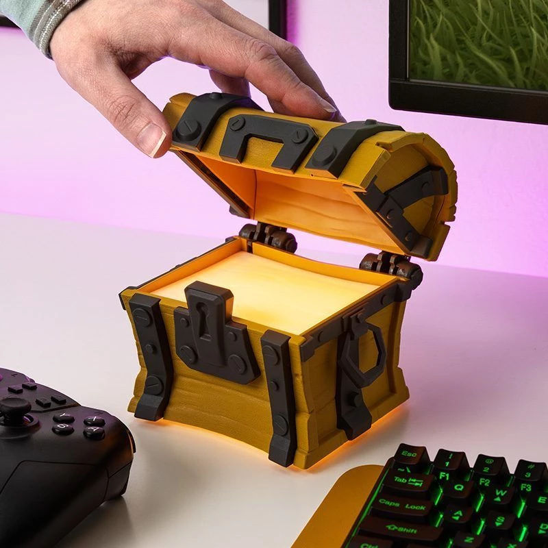Lampa stołowa Paladone Fortnite Chest Light – tematyczna lampka LED