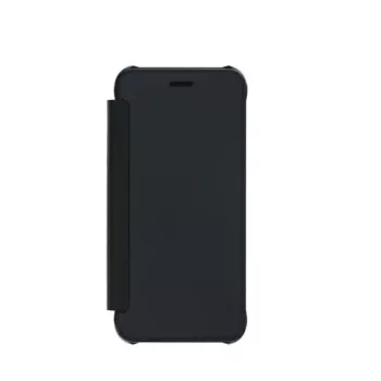 Etui portfel na telefon Tellur dla iPhone'a 8 — skóra syntetyczna, czarne, z lusterkiem