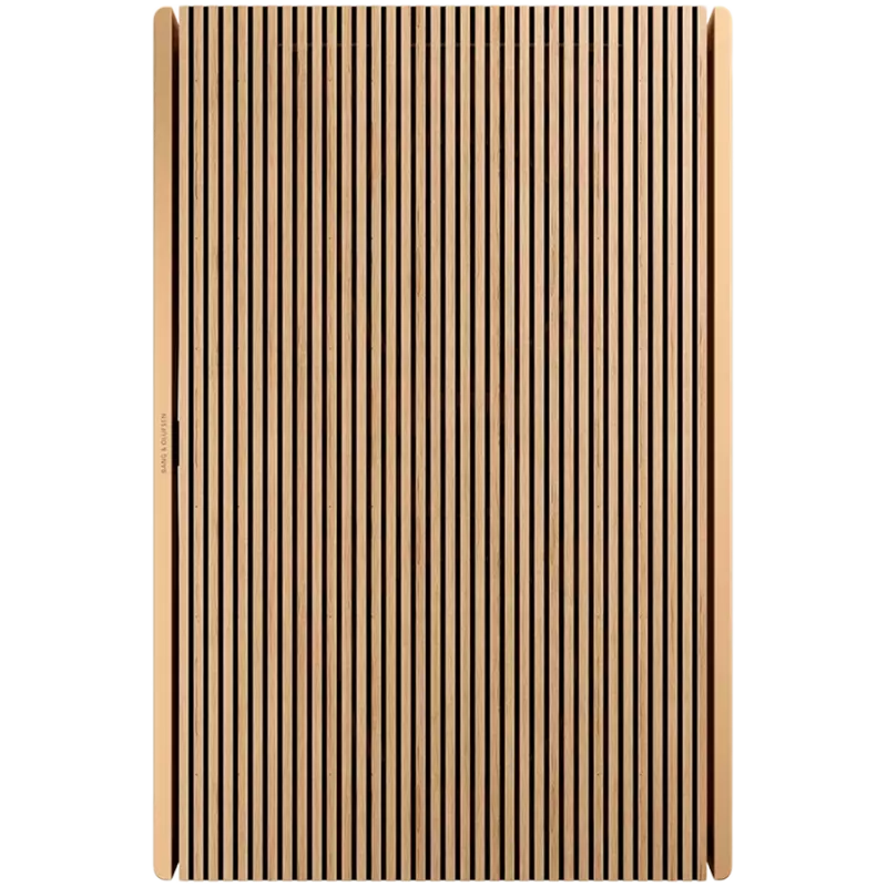 Głośnik Beosound Level w kolorze Gold Tone Alu (pokrywa Light Oak)