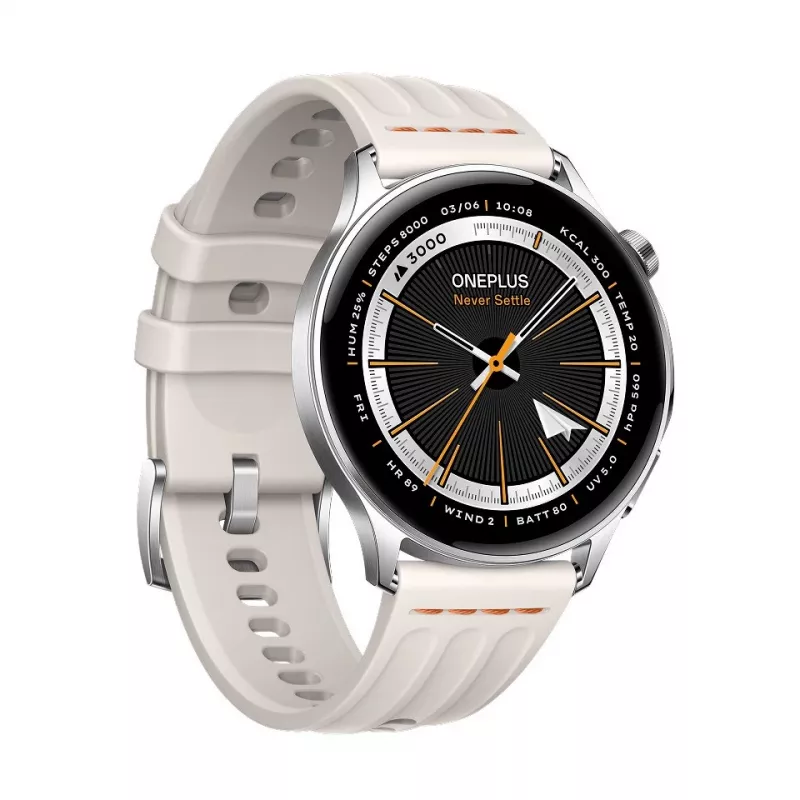 OnePlus Watch Lite - smartwatch, srebrny