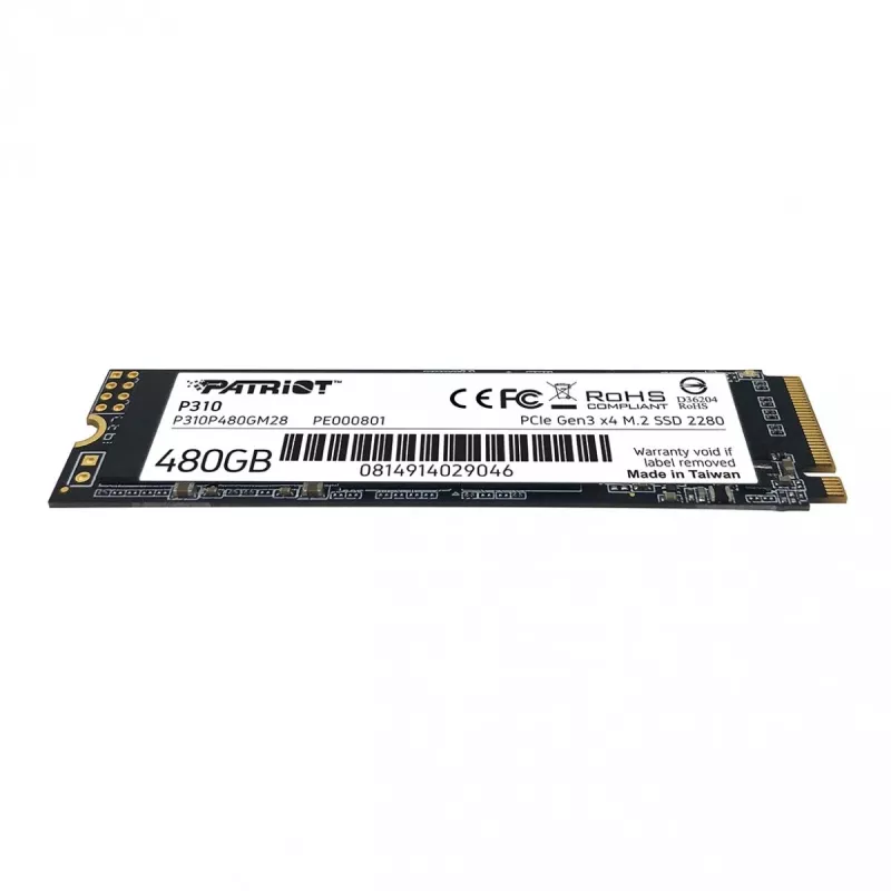 Dysk SSD Patriot Memory 480 GB M.2 PCI Express 3.0 NVMe P310