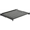 Półka rack LOGON RAS400BL Czarna, udźwig 50 kg, 19 cali