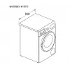 Bosch WNA13401PL pralko-suszarka 8 kg / 5 kg 1400 RPM biała