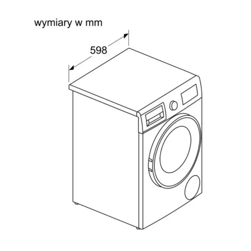 Bosch WNA13401PL pralko-suszarka 8 kg / 5 kg 1400 RPM biała