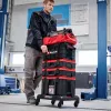 Platforma jezdna do kufrów systemowych EINHELL E-Case, czarna, udźwig do 120 kg
