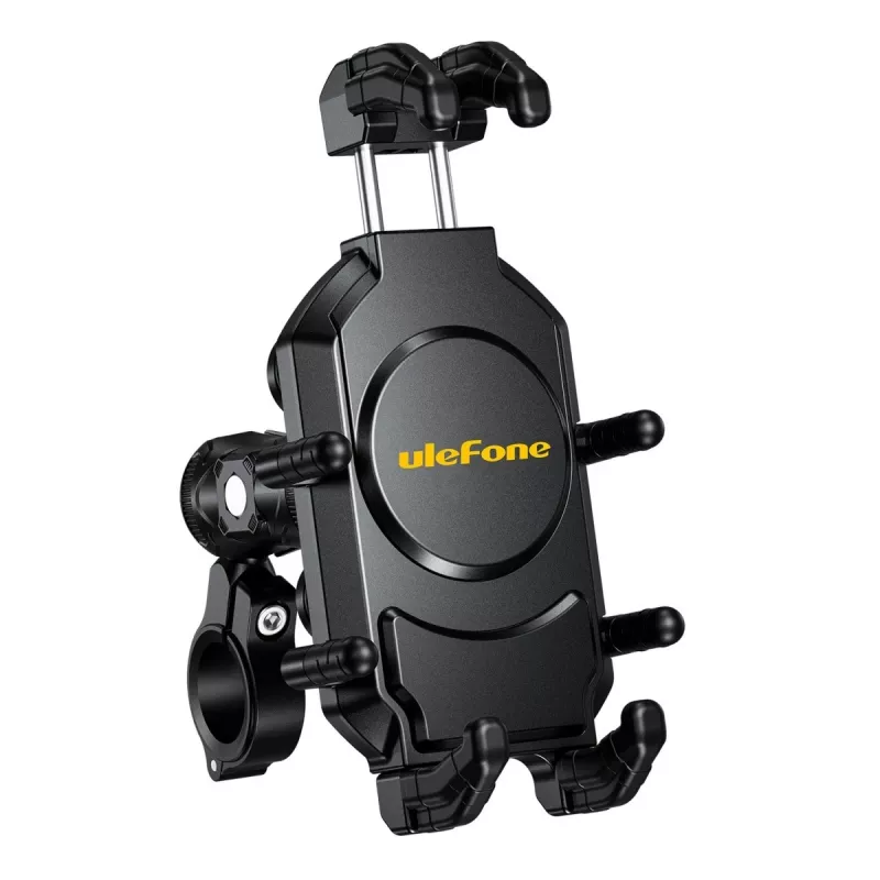 Pasywny uchwyt UleFone Armor Mount Pro do telefonów komórkowych — mocowanie na kierownicę, do rowerów i hulajnóg, czarny