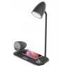 Lampa biurkowa Tellur TLL151361 z bezprzewodową ładowarką Qi i głośnikiem Bluetooth, regulowane oświetlenie