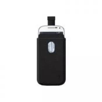 Linksys Belkin Pocket Case - etui na telefon komórkowy - czarny - do Samsung GALAXY S4 Mini (F8M638BTC00)