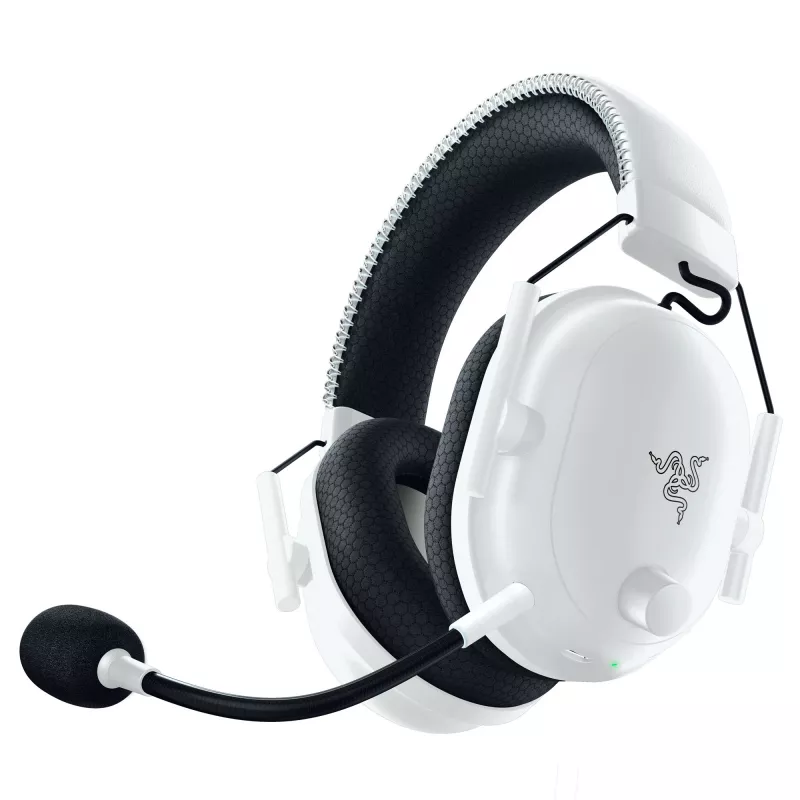 Słuchawki Razer BlackShark V2 Pro dla PlayStation Bezprzewodowe nauszne Gaming USB-C Bluetooth Białe
