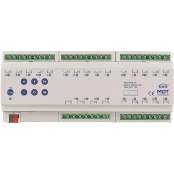 MDT AKK-2416.03 siłownik przełączający 24-kanałowy 12TE REG 16A 230VAC kompaktowy 70µF 10EVG (AKK-2416.03)