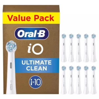 Końcówki wymienne Oral-B iO Ultimate Clean, białe, 10 szt.