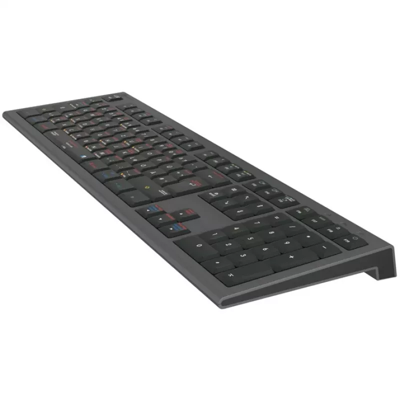 Logickeyboard LKB-OSX-A2M-DE Klawiatura USB QWERTZ Niemiecka Czarna (LKB-OSX-A2M-DE)