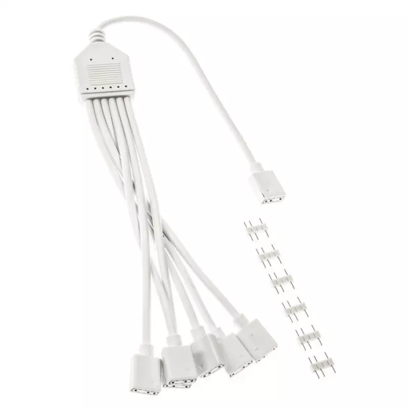Kabel rozgałęźny ARGB Kolink PGW-AC-KOL-158 30 cm Biały