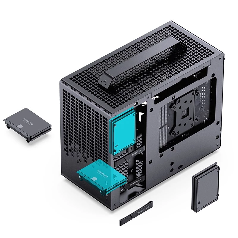 Jonsplus MATX Handle Case Z20 - czarny