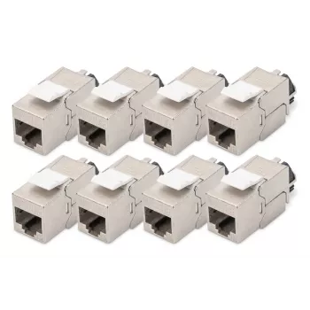 Digitus Cat. 6A moduł keystone ekranowany inteligentny organizer kabli 8 szt.