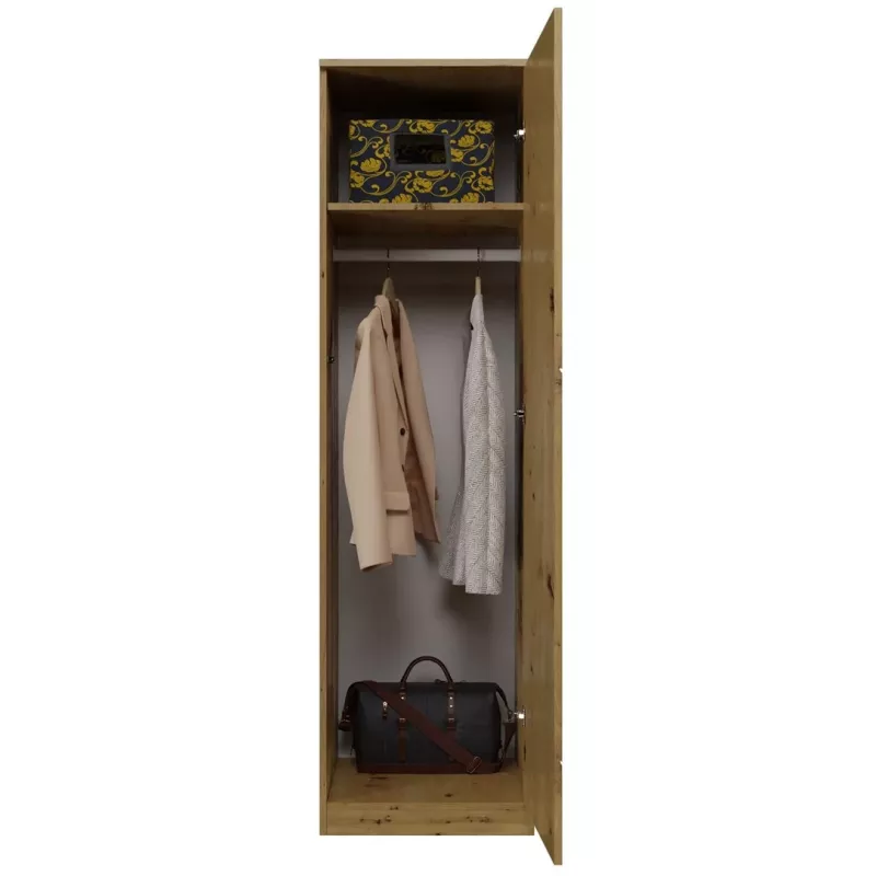 Topeshop SD-50 ARTISAN KPL bedroom wardrobe/closet 5 shelves 1 drzwi(s) dąb
