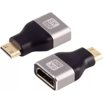 Adapter HDMI-C ShiverPeaks 8K Metal — kompaktowy adapter wideo HDMI do USB-C, obsługa 8K