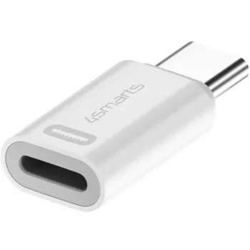 Przejściówka kablowa 4smarts 540711 Lightning USB-C biała