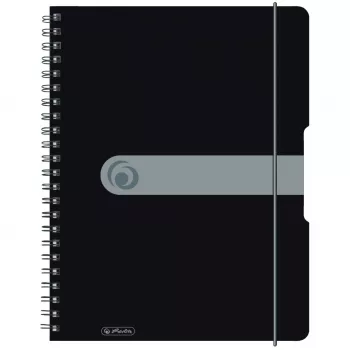 Zeszyt Herlitz 11293073 A4 80 kartek Czarny