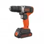 BLACK & DECKER | Wiertarko-wkrętarka akumulatorowa | BCD001C2-QW | 18 V | 2x1,5 Ah | Litowo-jonowa