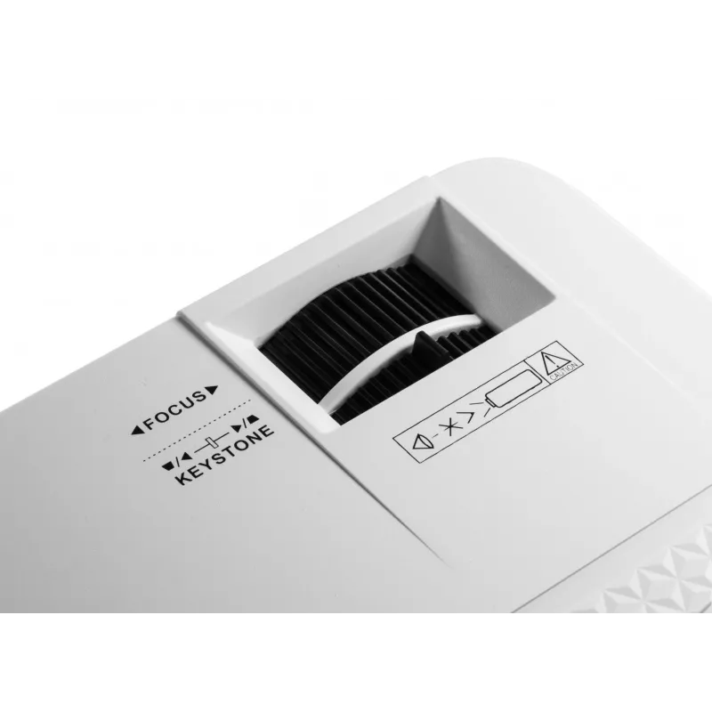 Technaxx TX-113 Standard Throw Projector 1800 ANSI Lumens LED 800x480 Biały