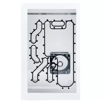 Przedni panel Stealkey Customs do Lian Li O11D Mini MK2 — biały (SW10011.1)