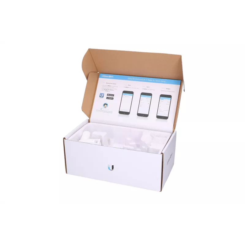 CPE Ubiquiti LBE-5AC-GEN2-5, LiteBeam 5AC, 5GHz, MIMO, 1x RJ45 1000Mb/s, 23dBi, zestaw 5 sztuk