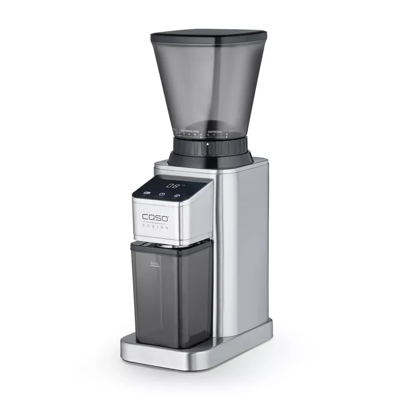 Młynek do kawy Caso | Barista Chef ze stali nierdzewnej | 150 W | Pojemność na ziarna kawy 250 g | Liczba filiżanek 12 szt. | Stal nierdzewna