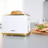 Toster Petra PT5032WVDE 2-kromkowy, kompaktowy toster elektryczny z 2 szczelinami