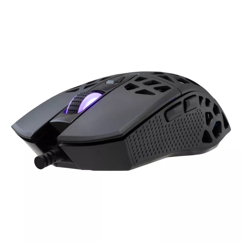Mysz White Shark GM-5018 Caradoc RGB 7200 dpi Czarna
