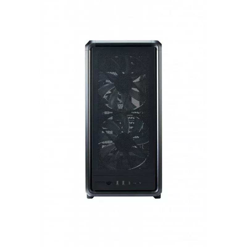 PC Midi Tower Cooler Master MasterFrame 500 Mesh — Czarny z przezroczystym bokiem, obsługa ATX/EATX, 2x200mm przód, 1x120mm tył