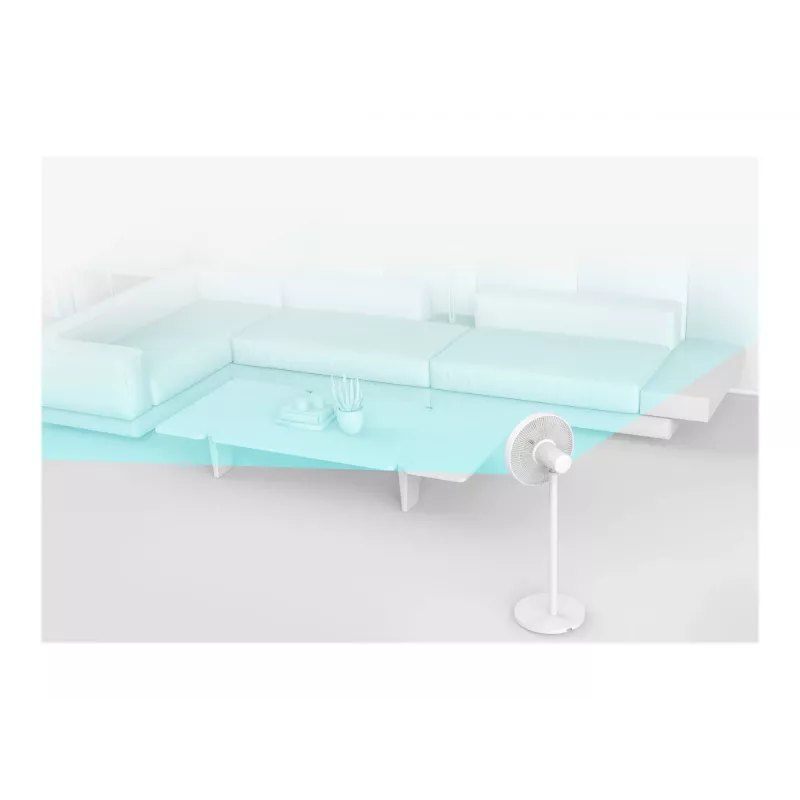 Xiaomi | Mi Smart Standing Fan | 2 | Wentylator stojący | Biały | Średnica cm | Liczba prędkości | Oscylacja | 15 W