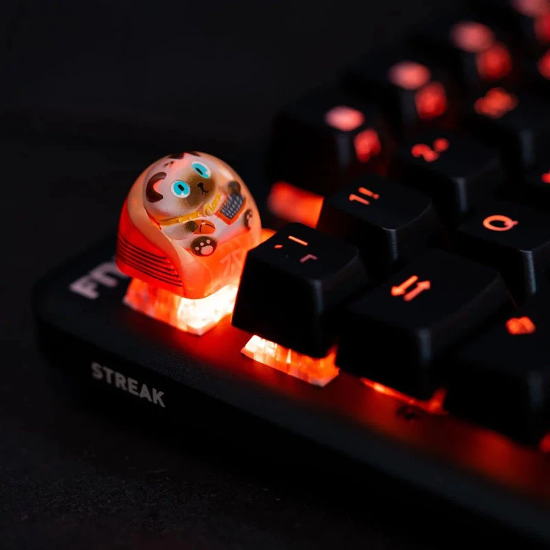 Fnatic Artisan Keycap Loeya nakładka na klawisz, pomarańczowa