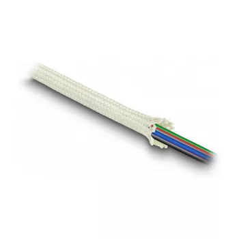 Osłona kabla DeLOCK 20895 Biała 2 m Szerokość 25 mm maks. średnica 3,3 cm