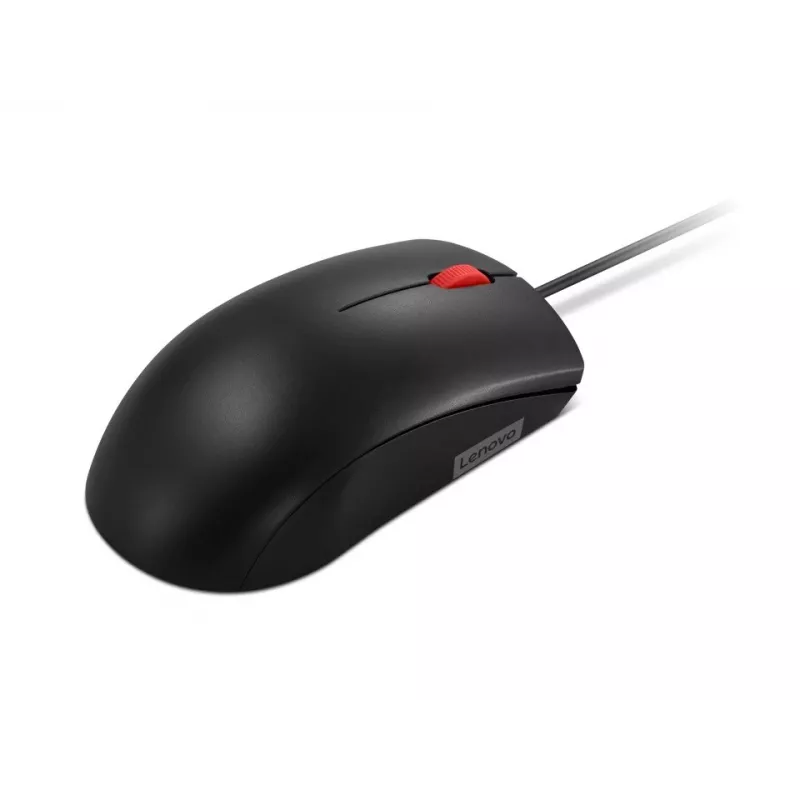 Przewodowa mysz USB-A Lenovo 120 — Czarna, symetryczna, 1600 DPI, 3 przyciski, kabel 1,5 m