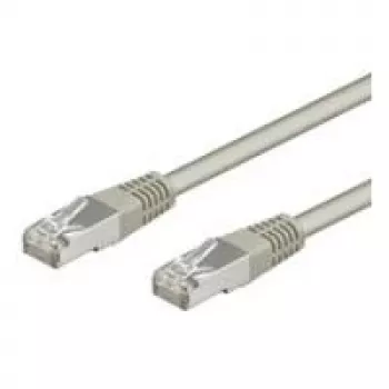 Wentronic Goobay Kabel krosowy CAT 5e, SF/UTP, szary, 3 m - mieszanka miedzi CCA (50146)