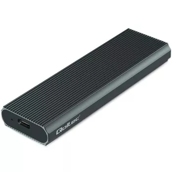 Obudowa M.2 NVMe SSD QOLTEC 52630 — USB 3.1 Gen2 10Gb/s, dla dysków M.2 NVMe