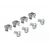 Uchwyt montażowy DeLOCK 19 cali 450x40mm 2 sztuki Czarny Metal