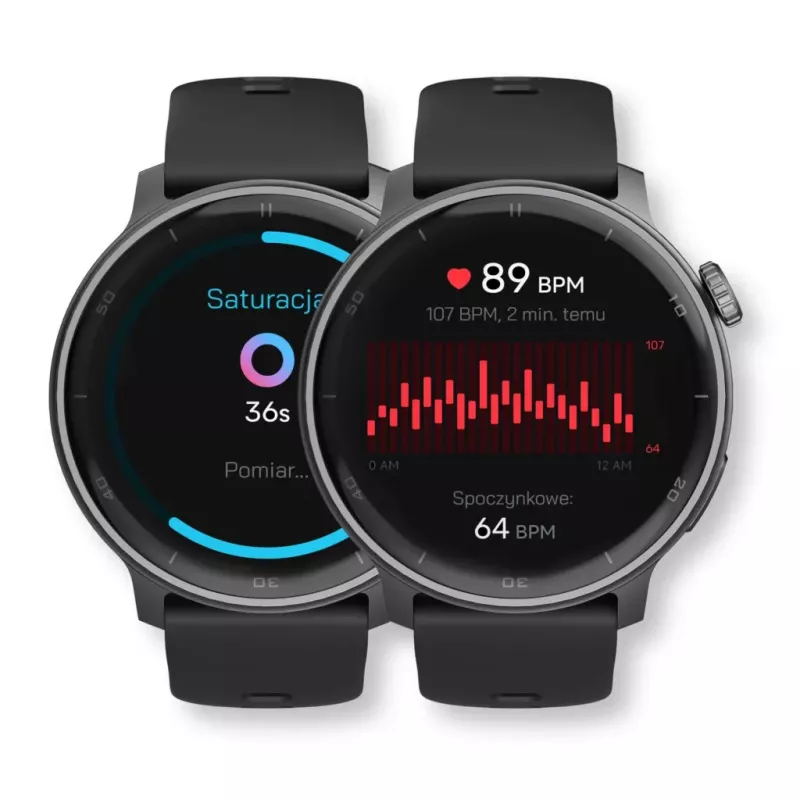Smartwatch Stelio STSWA101BK Activ GPS 46mm czarny