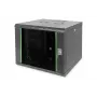 DIGITUS Professional Unique DN-19 09U-6/6-SW - szafa - szafa sieciowa - do montażu ściennego - czarny, RAL 9005 - 9U - 48,3 cm (19) (DN-19 09U-6/6-SW)