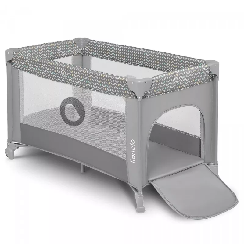 Lionelo Stefi Concrete Multicolor - łóżeczko 2 w 1