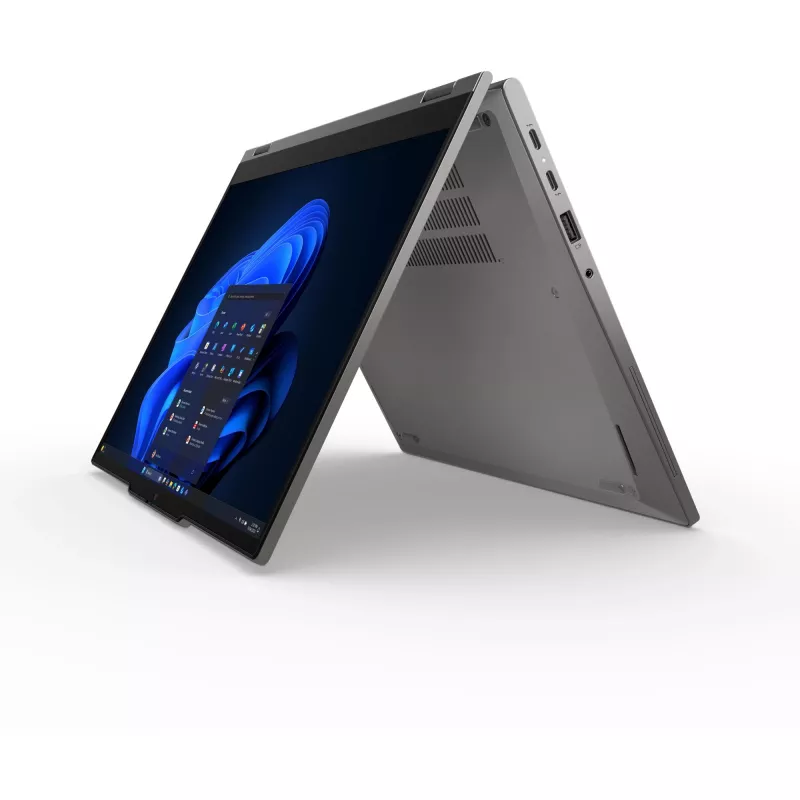 Lenovo ThinkPad L13 2-in-1 Gen 6 (Intel) Intel Core Ultra 5 225U Hybryda (2-w-1) 33,8 cm (13,3 cala) Ekran dotykowy WUXGA 16 GB LPDDR5x-SDRAM 512 GB SSD Wi-Fi 6E (802.11ax) Windows 11 Pro Szary