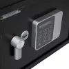 Sejf wolnostojący Yale YSG/200/DB2 — stalowy, z zamkiem szyfrowym, 8,6 L, 310×200×200 mm, czarny