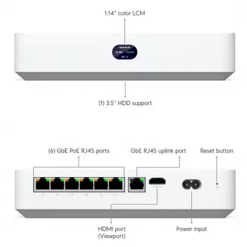 Zestaw do monitoringu wideo Ubiquiti UNVR-Instant-Kit przewodowy